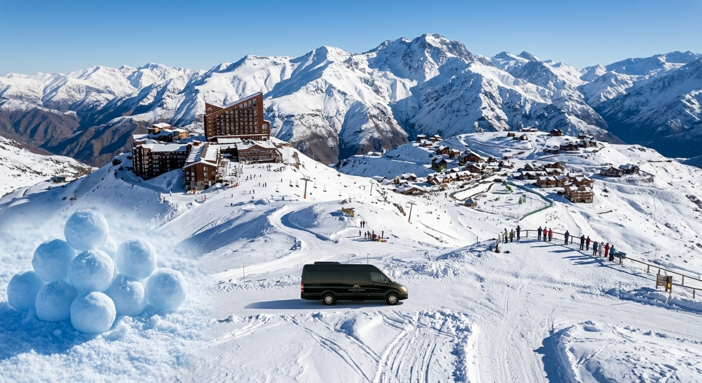 Valle Nevado & Farellones - Panorâmico - tour Santiago Chile